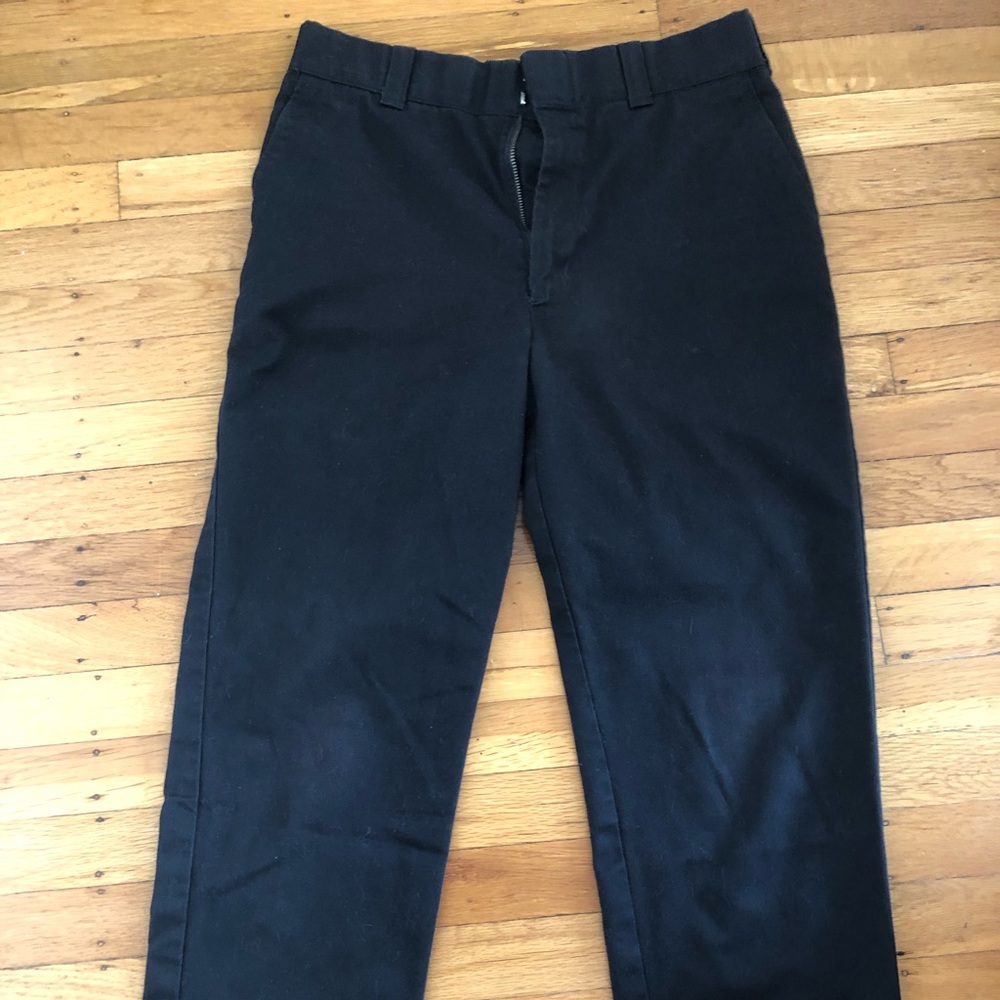 Black uniform slacks